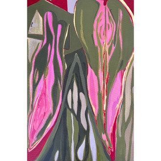 90x60cm Tuval üzerine Akrilik • Acrylic on Canvas • V • &