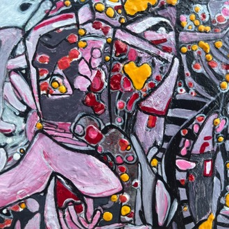 21x30cm MDF üzerine Akrilik • Acrylic on MDF • Boşluk II • Emptiness II