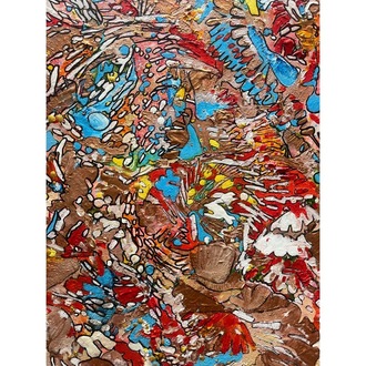 90x63cm MDF üzerine Akrilik • Acrylic on MDF • Doğaçlama • Improvisation