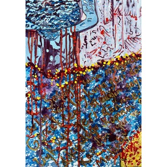 100x70cm Tuval üzerine Akrilik • Acrylic on Canvas • İstek • Desire