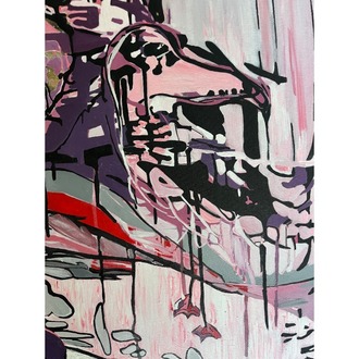 70x100cm Tuval üzerine Akrilik • Acrylic on Canvas • Anlayış • Understanding