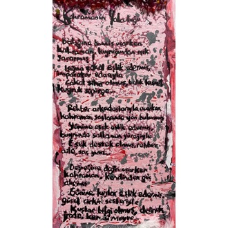170x25cm Tuval üzerine Karışık Teknik • Canvas • Kahramanın Yolculuğu II 