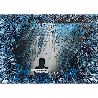 15x21cm Kâğıt üzerine Karışık Teknik • Mixed Media on Paper • Bachmann 19/30