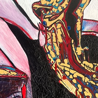 73x90cm Tuval üzerine Karışık Teknik • Mixed Media on Canvas • Umut • Hope