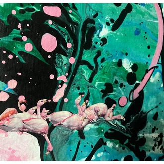 80x103cm Kâğıt üzerine Akrilik• Acrylic on Paper • Hayret • Astonishment