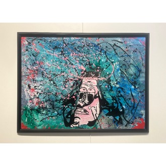 80x103cm Kâğıt üzerine Akrilik• Acrylic on Paper • Hayret • Astonishment