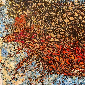 100x160cm Acrylic on Unstretched Canvas • Bachmann 31 