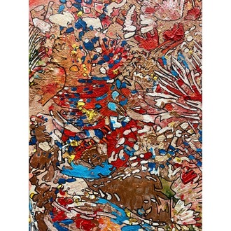90x63cm MDF üzerine Akrilik • Acrylic on MDF • Doğaçlama • Improvisation