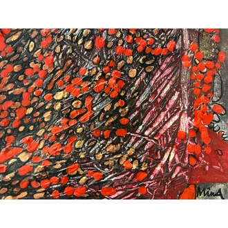 60x60cm Tuval • Canvas • Rüya Bitti • Stop the Dream!