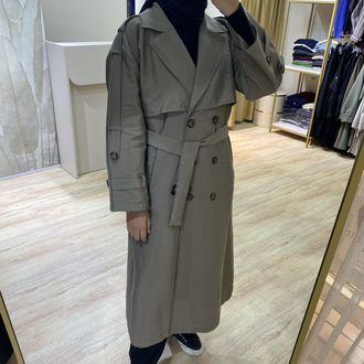 Zara Cupra Kumaş Trençkot