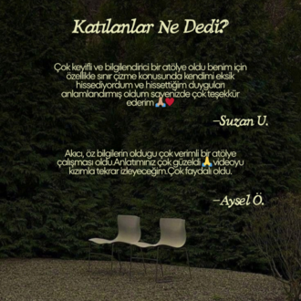 Sağlıklı İlişkiler Atölyesi - 25.04.2026 (2 kişilik)