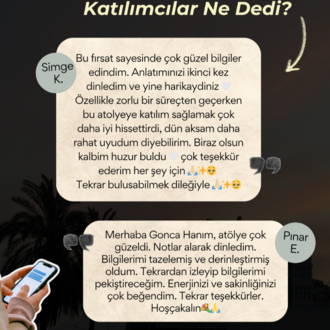 Zor Zamanlarda Dayanıklılık Atölyesi 20.10.2025