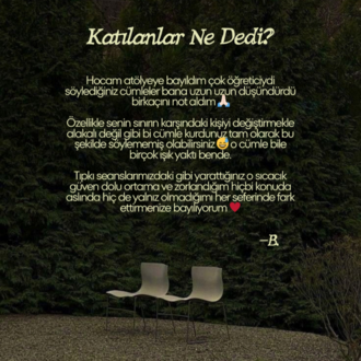 Sağlıklı İlişkiler Atölyesi - 25.04.2026 (2 kişilik)