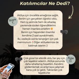 Zor Zamanlarda Dayanıklılık Atölyesi 20.10.2025 (2 Kişilik)