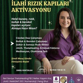 İLAHİ RIZIK KAPILARI AKTİVASYONU