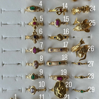 Gold Taşlı Yüzükler
