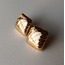 Kare vintage gold küpe