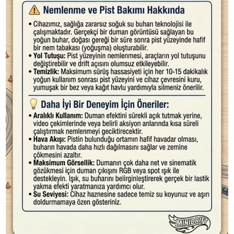 minidrift™ Taşınabilir Duman Modülü + Sergi Konteyneri