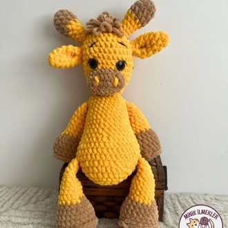 Bebek Oyuncak – Zürafa, 50 cm – Alize Puffy, El Örgüsü