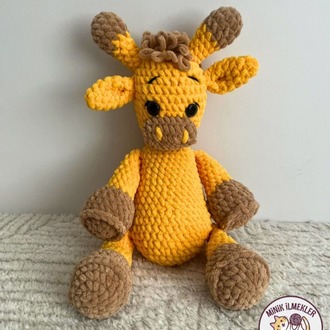 Bebek Oyuncak – Zürafa, 50 cm – Alize Puffy, El Örgüsü
