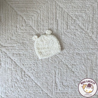 Bebek Bere – Krem, 1 Yaş – Alize Puffy, El Örgüsü