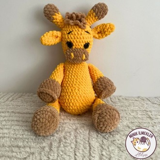 Bebek Oyuncak – Zürafa, 50 cm – Alize Puffy, El Örgüsü
