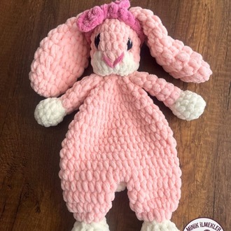 Bebek Uyku Arkadaşı– Tavşan, 50 cm – Alize Puffy, El Örgüsü