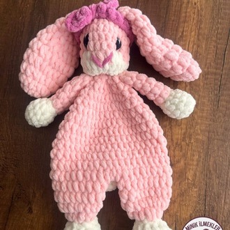 Bebek Uyku Arkadaşı– Tavşan, 50 cm – Alize Puffy, El Örgüsü