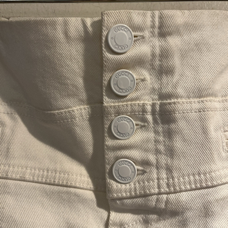 Gucci beyaz denim etek