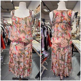 Antik Batik ipek elbise