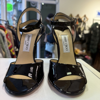 Jimmy Choo siyah rugan ayakkabı 38