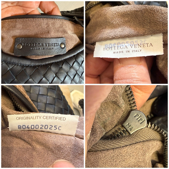 Bottega Veneta lacivert Hobo çanta
