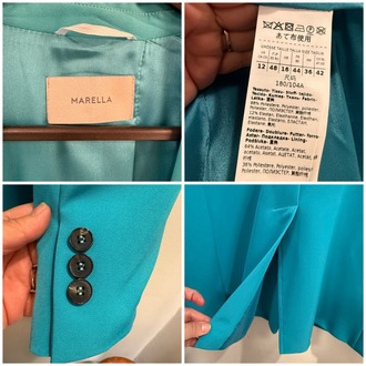 Marella turkuaz harika blazer