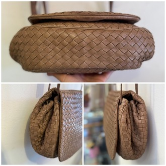 Bottega Veneta kamel postacı çanta