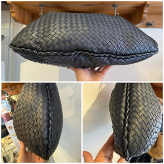 Bottega Veneta lacivert Hobo çanta