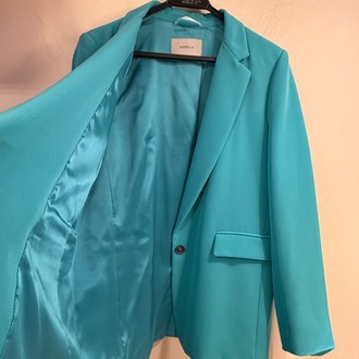 Marella turkuaz harika blazer