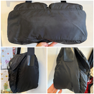 Prada siyah naylon çanta