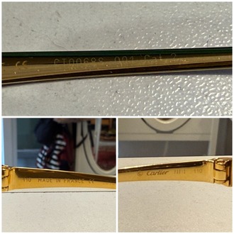 Cartier güneş gözlüğü