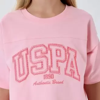 U.S POLO NAKIŞIKLI PEMBE TAKIM