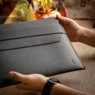 Deri Macbook kılıfı - Gerçek deri & el yapımı