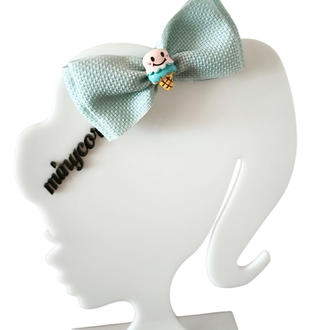 Mint Ice Cream Bow