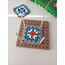 Motif bank Motif tezgahı 15*15cm Örgü Tığ işi motif Bloğu