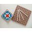 Motif bank Motif tezgahı 15*15cm Örgü Tığ işi motif Bloğu