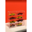 8li Kapaklı Pleksi 1/64 Hot Wheels Diecast Model Araç Sergileme Rafı