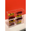 8li Kapaklı Pleksi 1/64 Hot Wheels Diecast Model Araç Sergileme Rafı