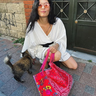 Patch shoping bag 