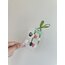 #(64)black pink tırnak