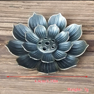 Metal Lotus Çiçek Tütsülük