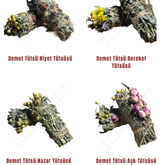 Mintigur Demet Tütsü 4lü set (Nazar-Aşk-Bereket-Niyet)