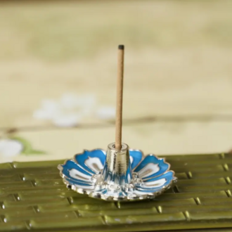 Lotus İnci Çubuk Tütsülük (mavi)